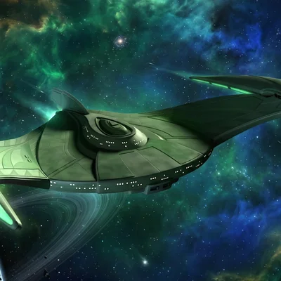 Mô hình Romulan Bird-of-Prey từ Star Trek Enterprise lớp T'Liss
