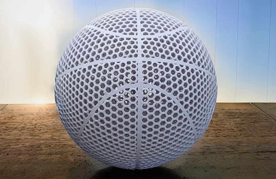 Mô hình quả bóng rổ Airless độc đáo in 3D - Image 1
