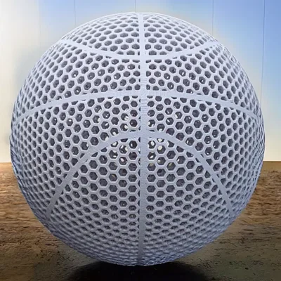 Mô hình quả bóng rổ Airless độc đáo in 3D
