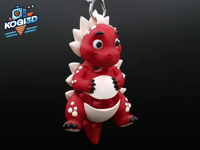 Spike - Khủng long con khớp nối in liền khối siêu đáng yêu - Image 7