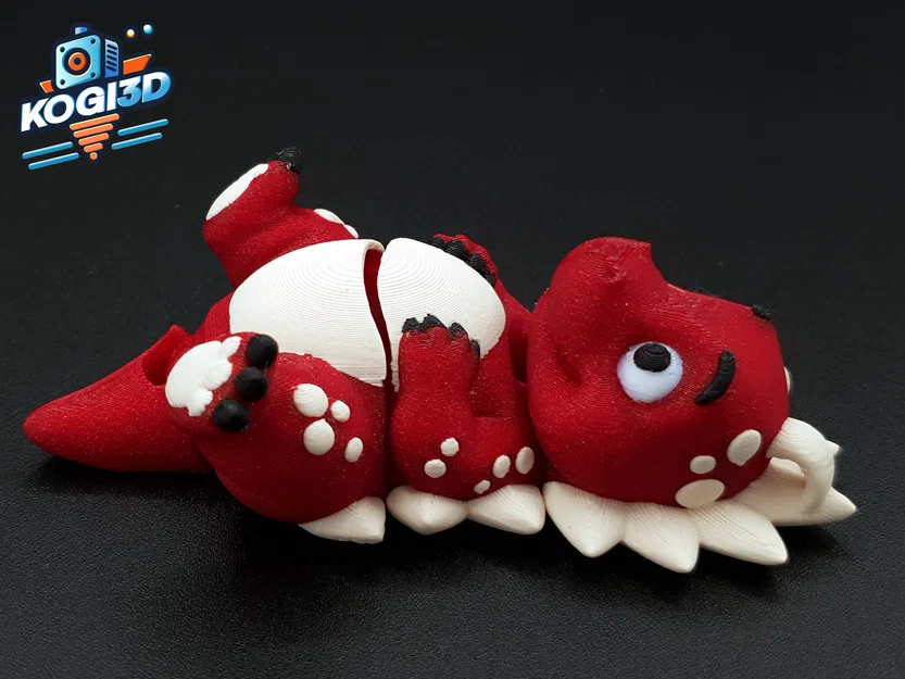 Spike - Khủng long con khớp nối in liền khối siêu đáng yêu - Image 9