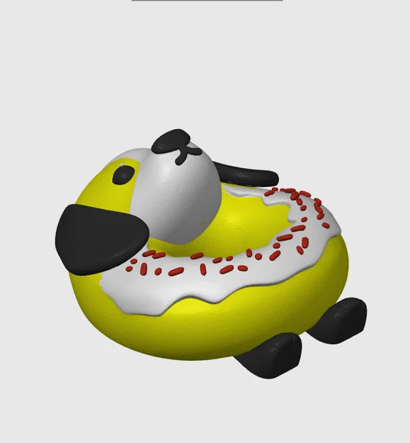 Mô hình trang trí Dog Beagle Bagel in 3D độc đáo dễ thương - Image 2