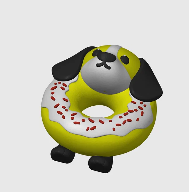 Mô hình trang trí Dog Beagle Bagel in 3D độc đáo dễ thương - Image 3