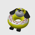 Mô hình trang trí Dog Beagle Bagel in 3D độc đáo dễ thương - Thumbnail 3
