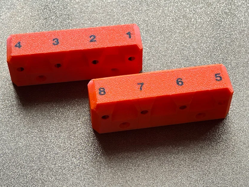 Bản remix vỏ cảm biến sợi nhựa Bondtech INDX từ Prusa có thêm số thứ tự đầu in - Image 1