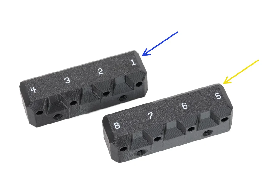 Bản remix vỏ cảm biến sợi nhựa Bondtech INDX từ Prusa có thêm số thứ tự đầu in - Image 2