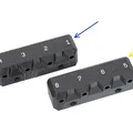 Bản remix vỏ cảm biến sợi nhựa Bondtech INDX từ Prusa có thêm số thứ tự đầu in - Thumbnail 2