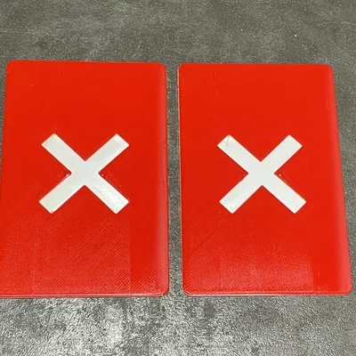 X Card / Thẻ Đỏ dùng cho Tabletop Roleplaying (TTRPG)