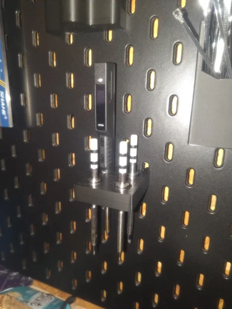 Giá treo máy hàn TS101/TS100 cho bảng Ikea Skadis - Image 1
