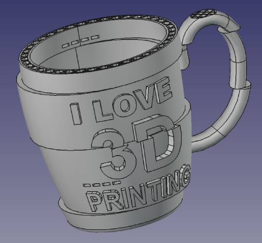 Bộ sưu tập ly I Love 3D Printing Mug Set - Image 1
