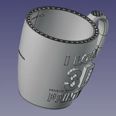 Bộ sưu tập ly I Love 3D Printing Mug Set