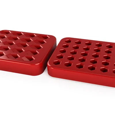 Khay lưu trữ mũi khoan 1/8 inch gọn gàng cho xưởng cơ khí