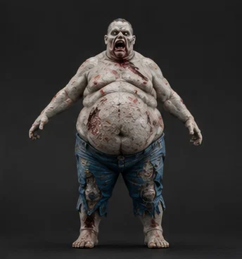 Mô hình xác sống Zombie 7 chi tiết cao cho dân sưu tầm diorama - Image 1