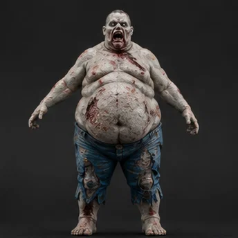 Mô hình xác sống Zombie 7 chi tiết cao cho dân sưu tầm diorama