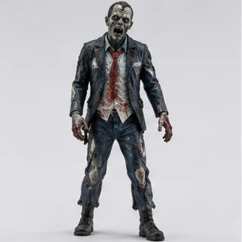 Mô hình Zombie 8 - Tượng Figure trang trí phong cách tận thế ấn tượng