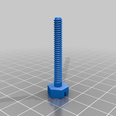 Mô hình bulông và đai ốc 10-24 in 3D chất lượng cao