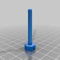 Mô hình bulông và đai ốc 10-24 in 3D chất lượng cao - Thumbnail 6
