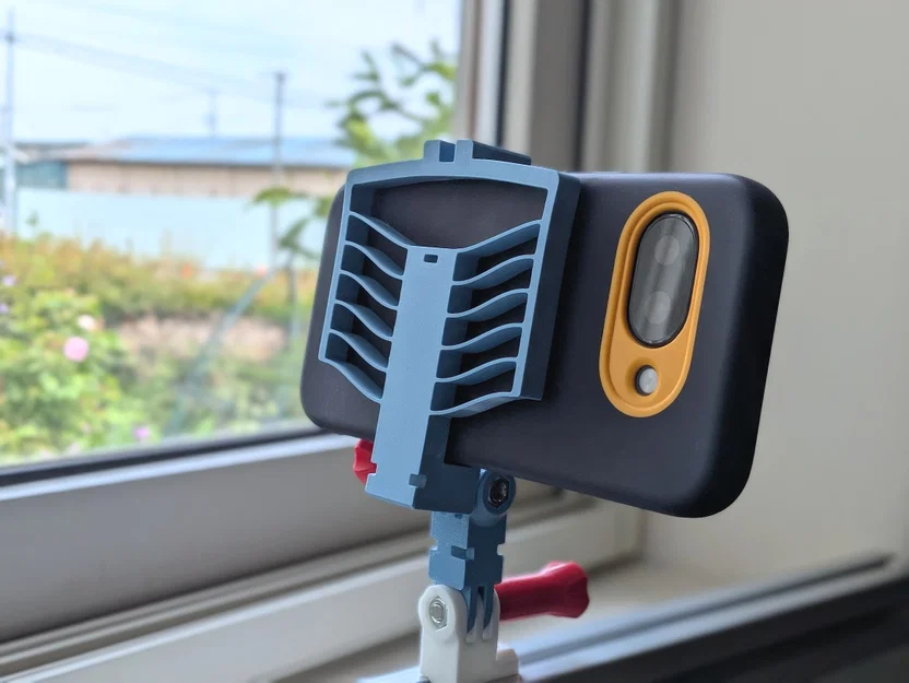 Kẹp Điện Thoại Gắn Ngàm GoPro (GoPro Mount Phone Holder) - Image 1