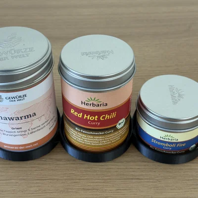 Giá giữ hũ gia vị nam châm (Magnetic Spice Tin Holder / Gewürzregal magnetisch)