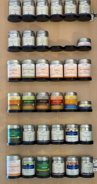 Giá giữ hũ gia vị nam châm (Magnetic Spice Tin Holder / Gewürzregal magnetisch) - Image 3