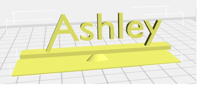 Bảng tên để bàn Ashley - Thiết kế in 3D cá nhân hóa độc đáo - Image 1