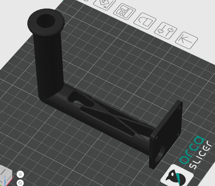 Giá treo cuộn nhựa (spool holder) chất lượng cho Bambu Lab A1 mini - Image 1