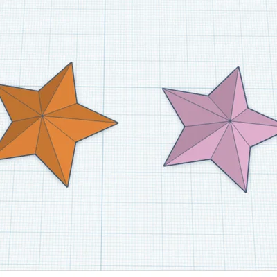 Mô hình ngôi sao 3D trang trí Cool Star xinh xắn