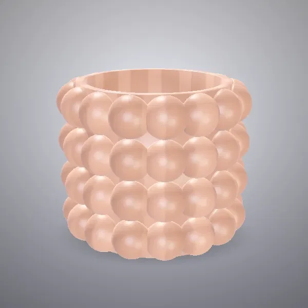 Mẫu in 3D Bubble Vase trang trí hiện đại, độc đáo - Image 1