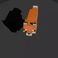 Minecraft Fox Red - Voxel Fan Art - Model 3D STL OBJ GLB để in 3D - Thumbnail 2