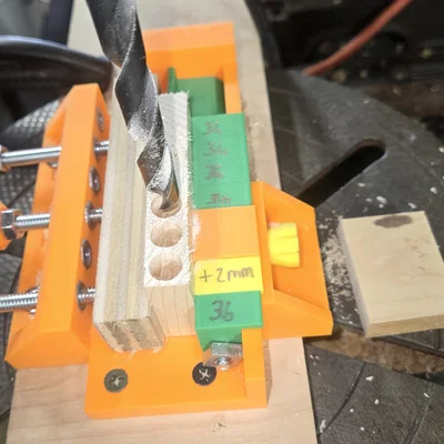 Jig khoan lỗ Wood Cartridge (Wood cartridge drill jig)