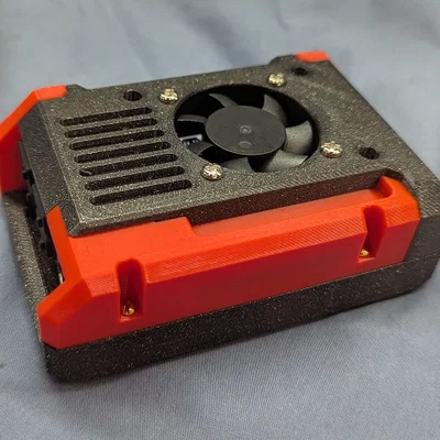 Vỏ case Raspberry Pi 4 kèm tản nhiệt và giá treo tường tiện lợi