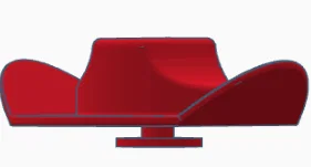 Phụ kiện gắn giày 3D - Mũ cao bồi Cowboy Hat Clog Charm - Image 1
