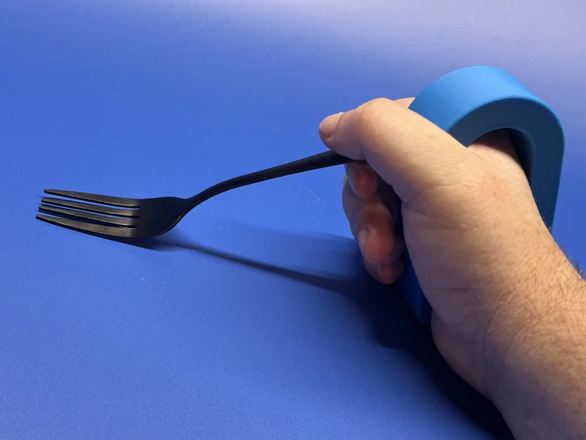 Utensil Cuff Holder – Vòng đeo hỗ trợ cầm dụng cụ ăn uống - Image 3