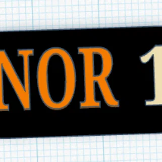 Mô hình biểu tượng Lando Norris (Creative Emblem v2) in 3D