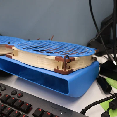 Đế gắn quạt 200mm Noctua nằm ngang - Tăng cường tản nhiệt cho PC