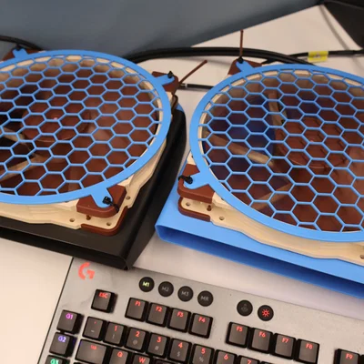 Đế gắn quạt 200mm Noctua nằm ngang - Tăng cường tản nhiệt cho PC