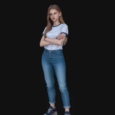 Mô hình 3D nhân vật Pretty Girl - File STL chất lượng cao