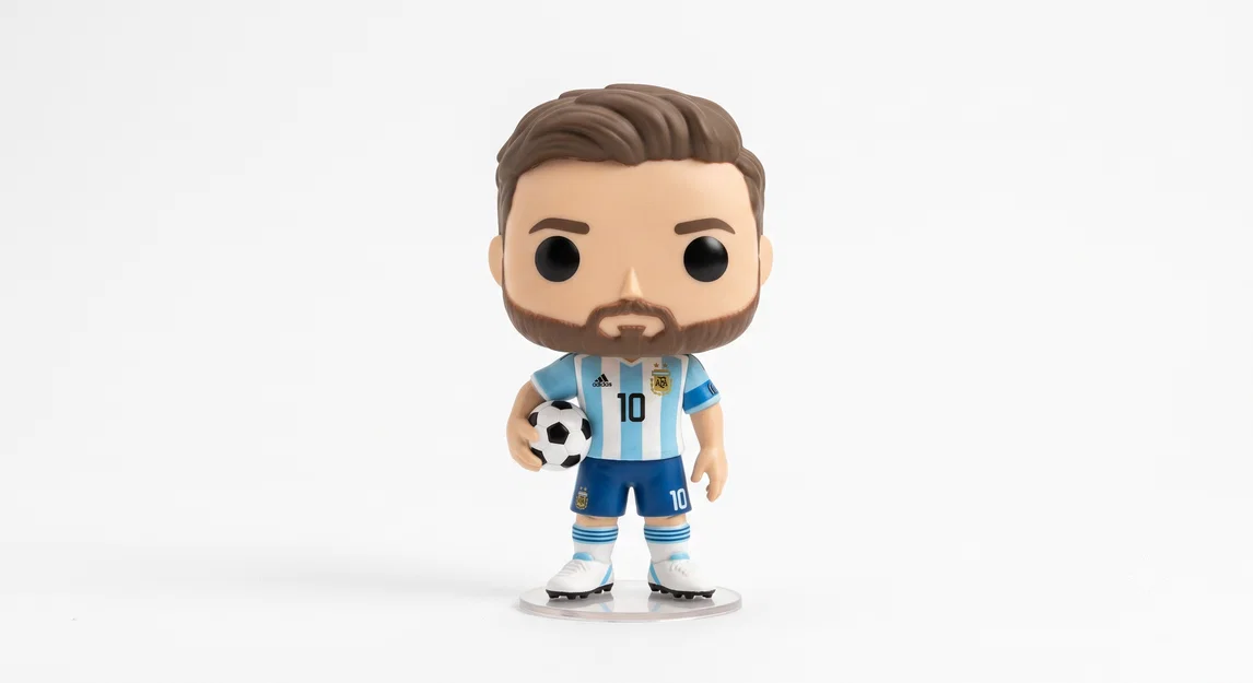 Mô hình Lionel Messi phong cách Funko Pop để tô màu cực chất - Image 1