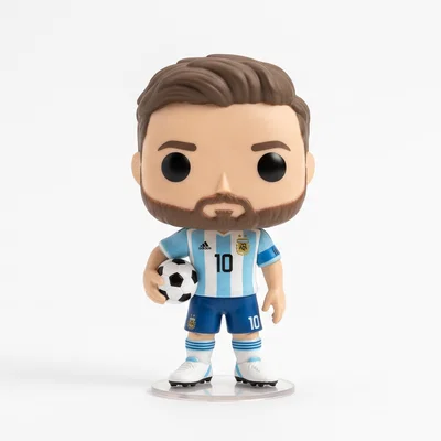 Mô hình Lionel Messi phong cách Funko Pop để tô màu cực chất