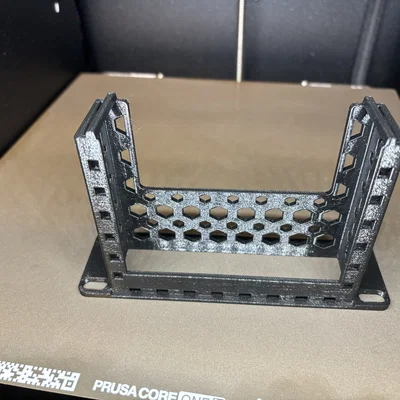 Giá đỡ rack 1U 6-inch cho MikroTik hEX S