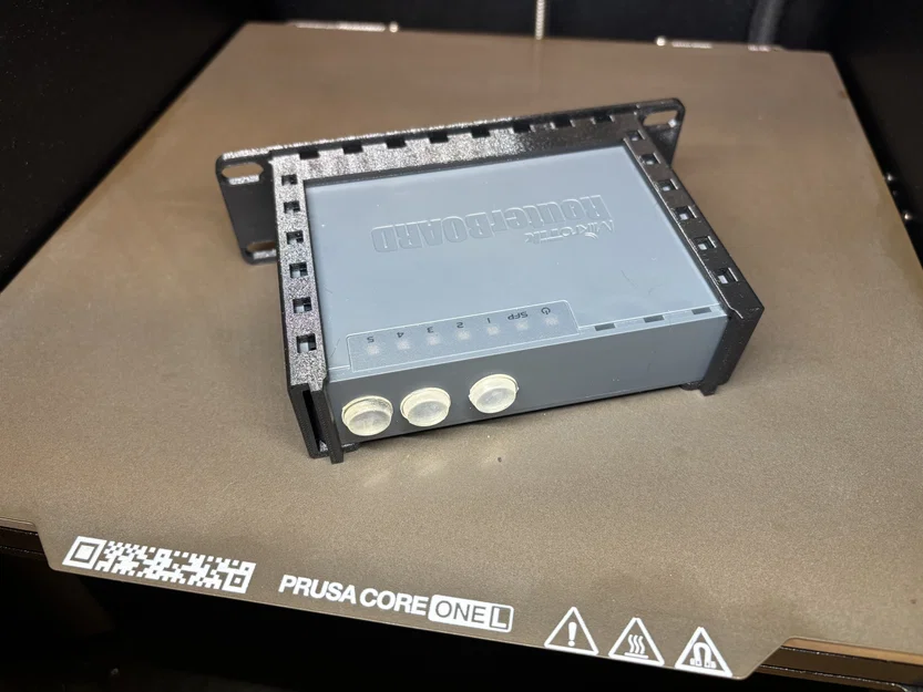 Giá đỡ rack 1U 6-inch cho MikroTik hEX S - Image 9