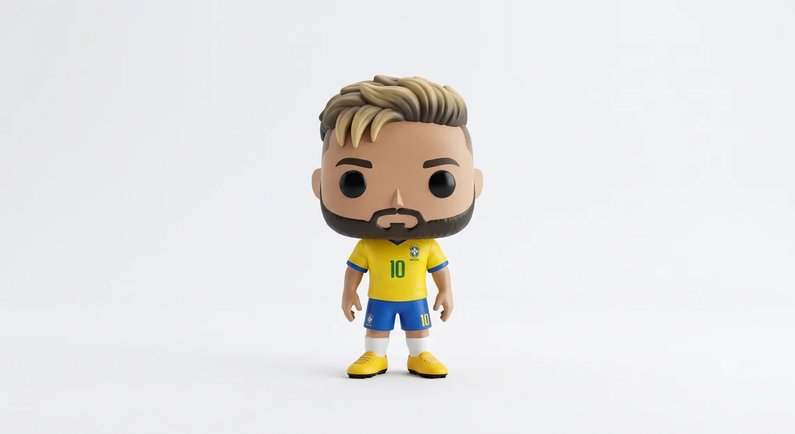 Neymar Jr Funko Pop! – Mô hình STL in 3D - Image 1