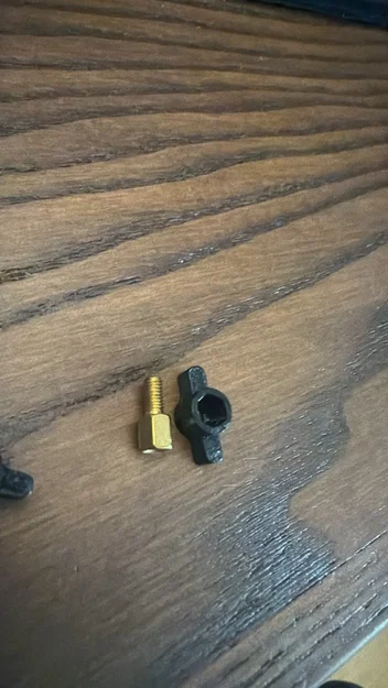 Wingnut đơn giản cho Hex Brass Standoff M3 - Image 2