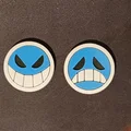 Charm mặt cười trên nón Portgas D. Ace (One Piece) cho cosplay - Thumbnail 1
