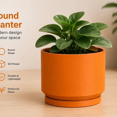Chậu cây tròn (Round Planter)