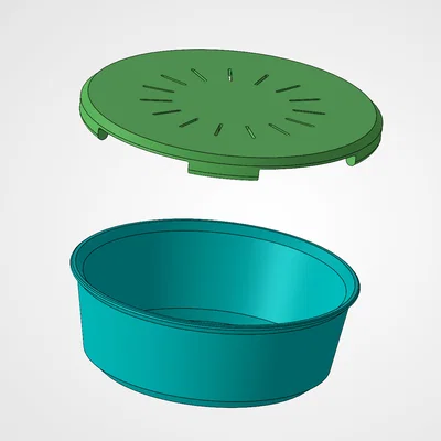 Hộp đựng mồi câu (Bait Box for fishing)