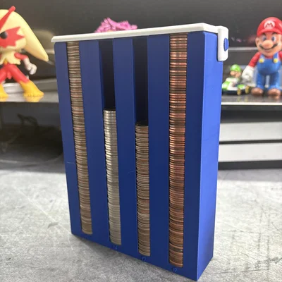 Hộp Đựng Tiền Xu (Coin Holder) In 3D Gọn Gàng Tiện Lợi