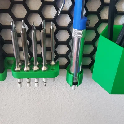 HSW Pinecil Tip Holder, Needle File Holder, Hole Passthough Holder (Parameters)