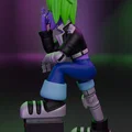 Cyberpunk Rocker – Tượng Nữ Rockstar Cyberpunk - Thumbnail 12
