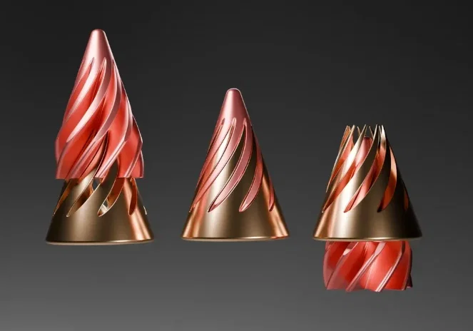 Mô hình đồ chơi Spiral Cone - Đồ chơi xả stress 3D độc đáo - Image 1